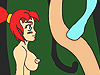 Unlike other games, in this one you will have to prevent the tentacles from provoking an orgasm to the girl. Use the keys A, S and D to avoid them or if not you will lose the game.